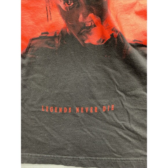 Juice Wrld Graphic Tee T-Shirt Mens Legends Never Die Black Crew Neck Small - Picture 3 of 9